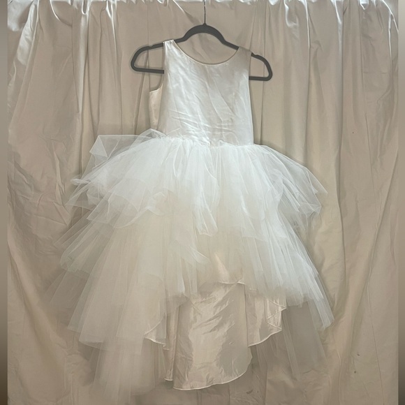 Tip Top kids white formal dress size 12 - Picture 3 of 4